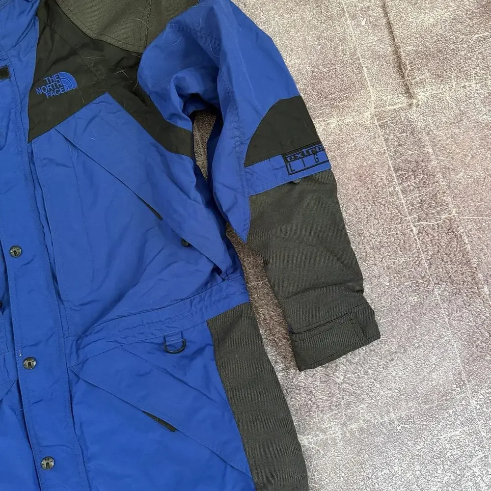 Men's Vintage 90's The North Face Extreme Gear Blue Black Ski Coat Jacket Sz S